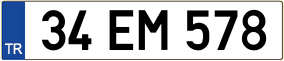 Truck License Plate